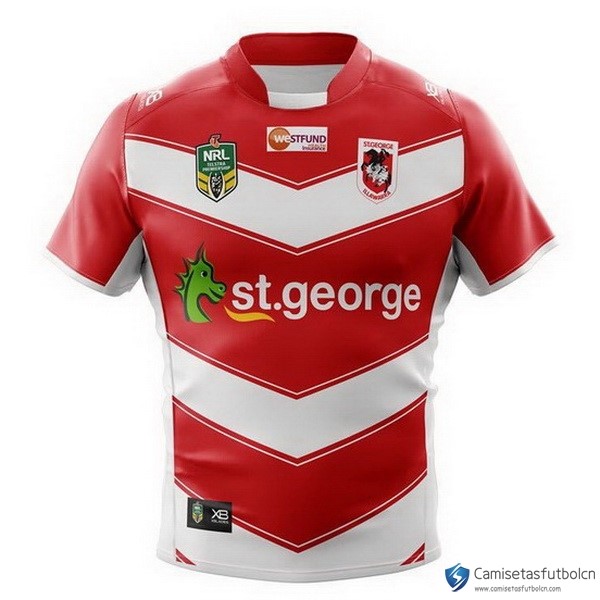 Camiseta St.George Illawarra Dragons Segunda equipo 2018 Rojo